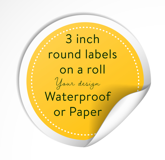 Roll of Round Labels - Circle Stickers