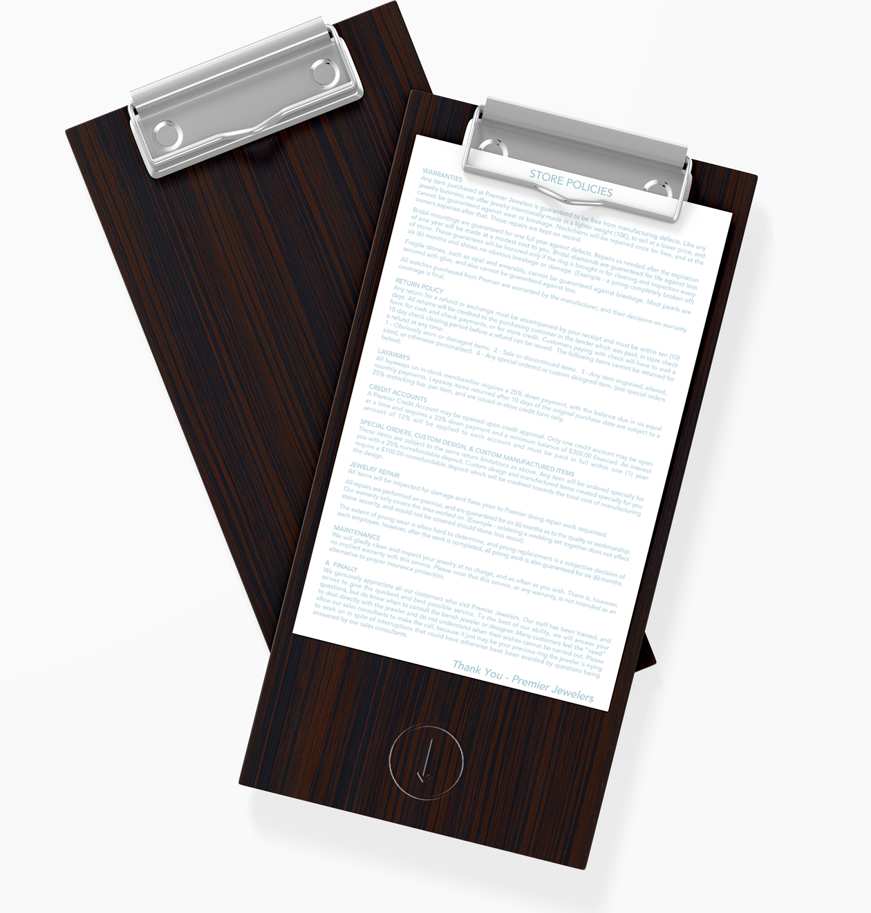 Order Pads